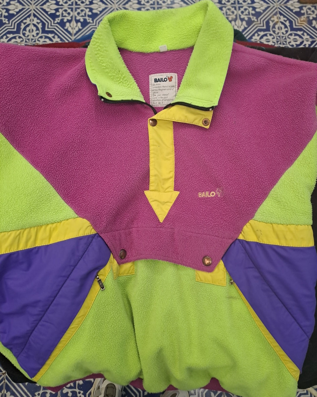 Fleece Vintage & Crazy Pattern