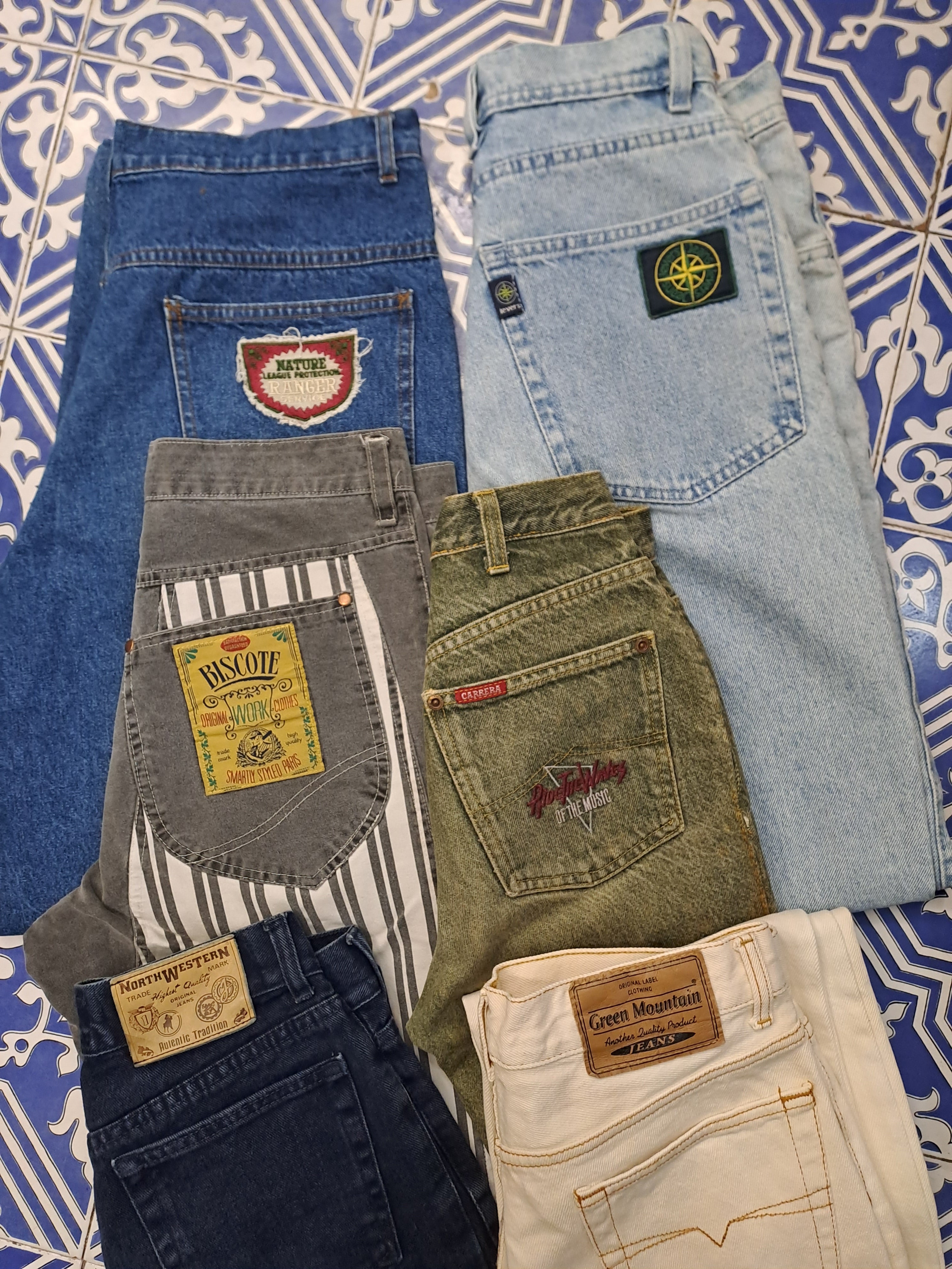 Stone island vintage fashion jeans