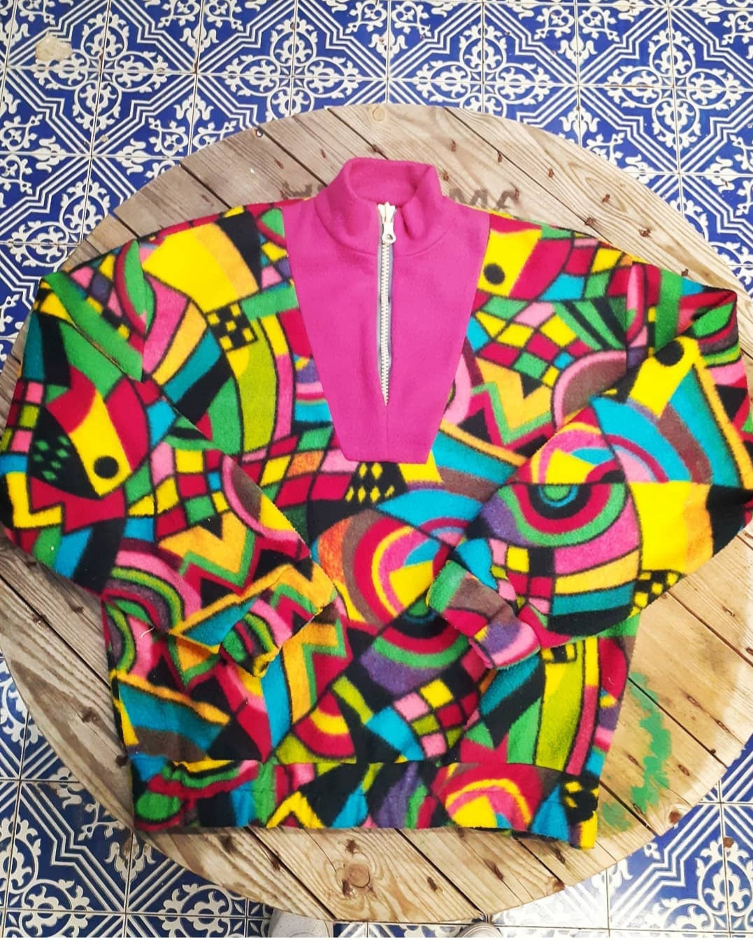Fleece Vintage & Crazy Pattern